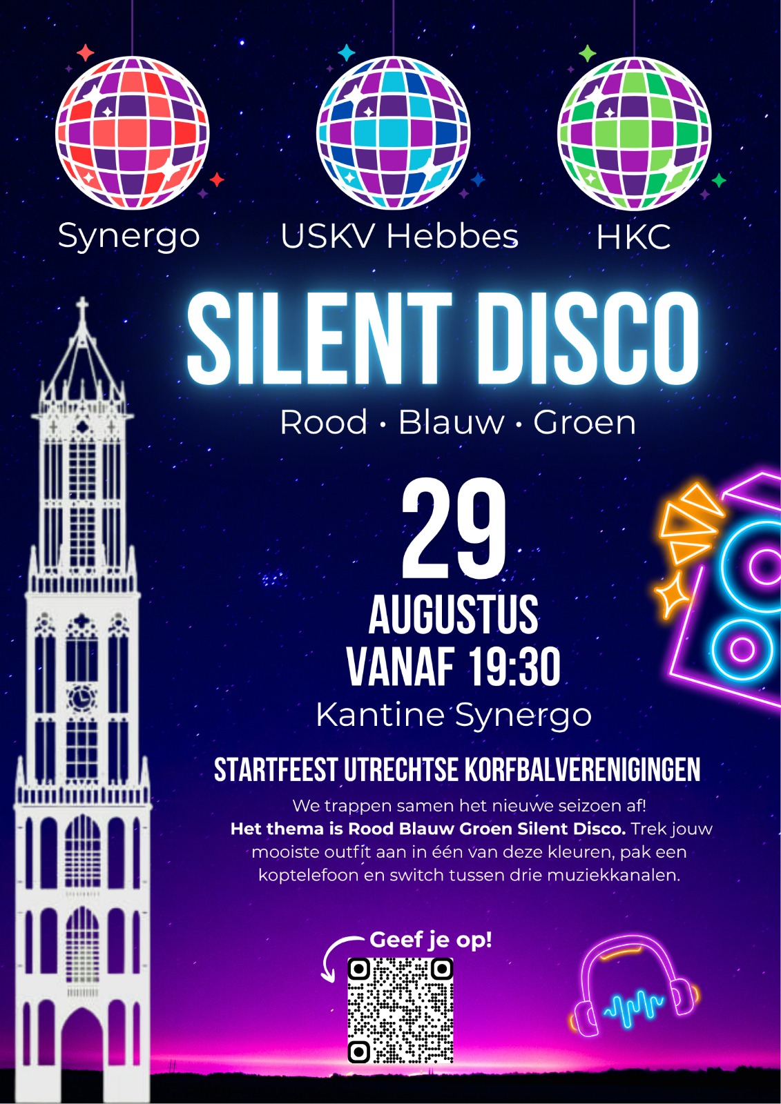 Startfeest Utrechtse korfbalverenigingen